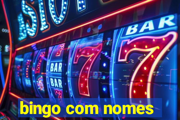 bingo com nomes